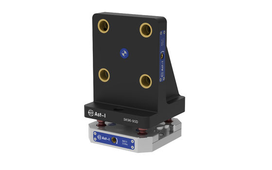 0.005 มม. เครื่องจักร Zero Point Workholding เหล็กแข็ง 22KN แรงล็อคอลูมิเนียม