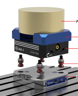 JAW002 Drum CNC Pull Studs Aluminum Adjustable To Clamp Circle Parts