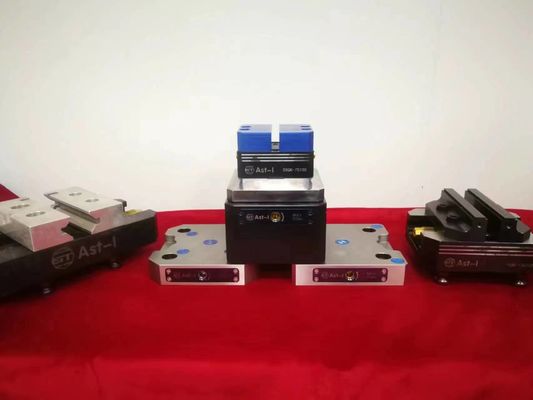 การแลกเปลี่ยนที่รวดเร็วของสแตนเลสที่แข็งแรง Vice Self-Centered สําหรับการปรับความเย็นของชิ้นงานแบบกลม